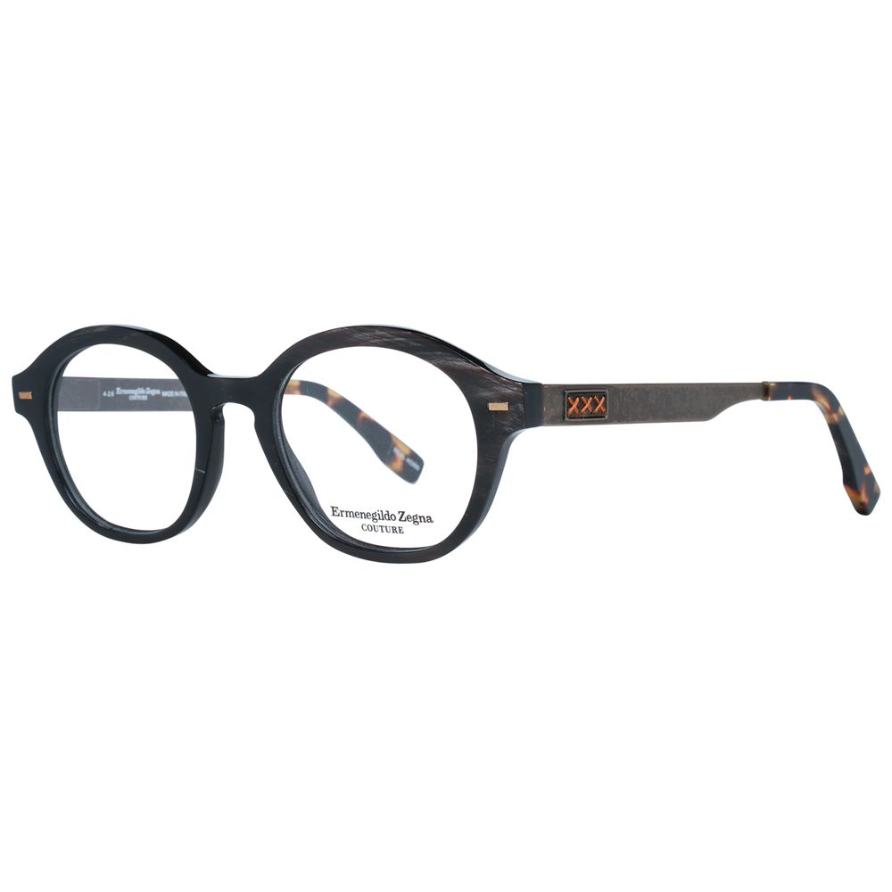 Ermenegildo Zegna Brown Horn Glasses (Frames) | Regal Royce