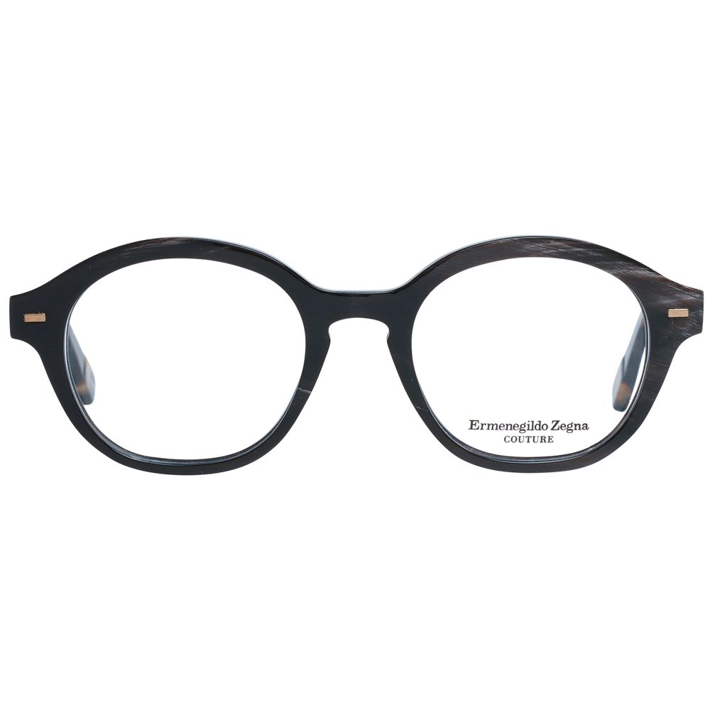 Ermenegildo Zegna Brown Horn Glasses (Frames) | Regal Royce