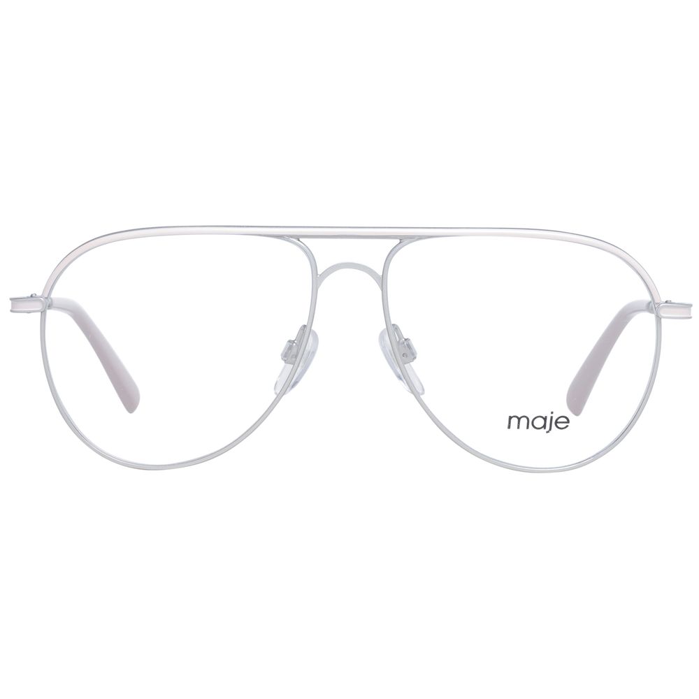 Maje Silver Stainless Steel Glasses (Frames) | Regal Royce
