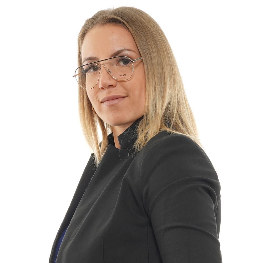 Maje Gold Stainless Steel Glasses (Frames) | Regal Royce