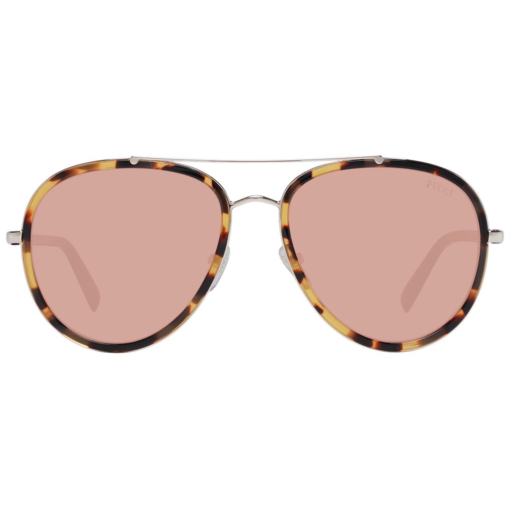 Emilio Pucci Brown Metal Sunglasses | Regal Royce