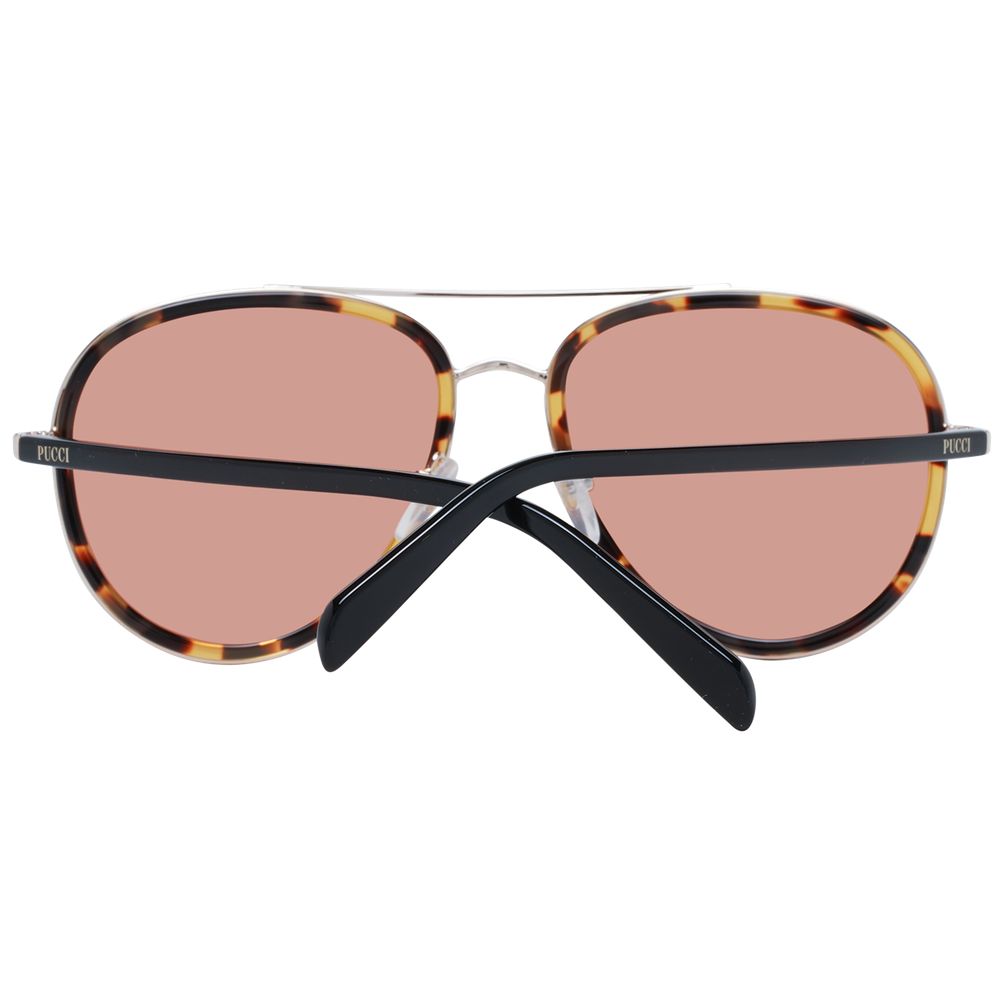 Emilio Pucci Brown Metal Sunglasses | Regal Royce