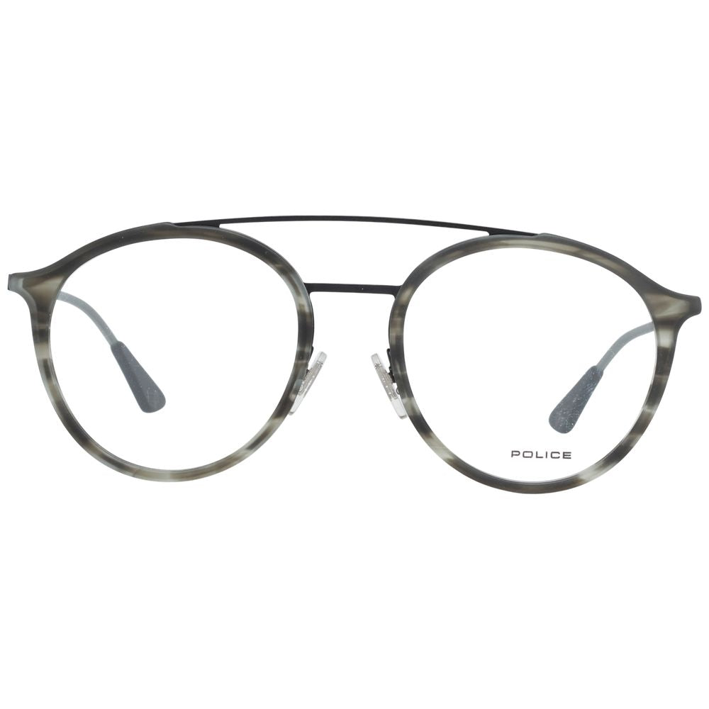 Police Gray Metal & Plastic Glasses (Frames) | Regal Royce