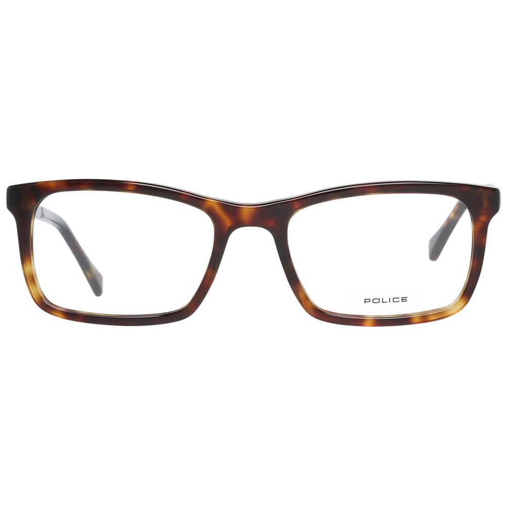 Police Brown Plastic Glasses (Frames) | Regal Royce