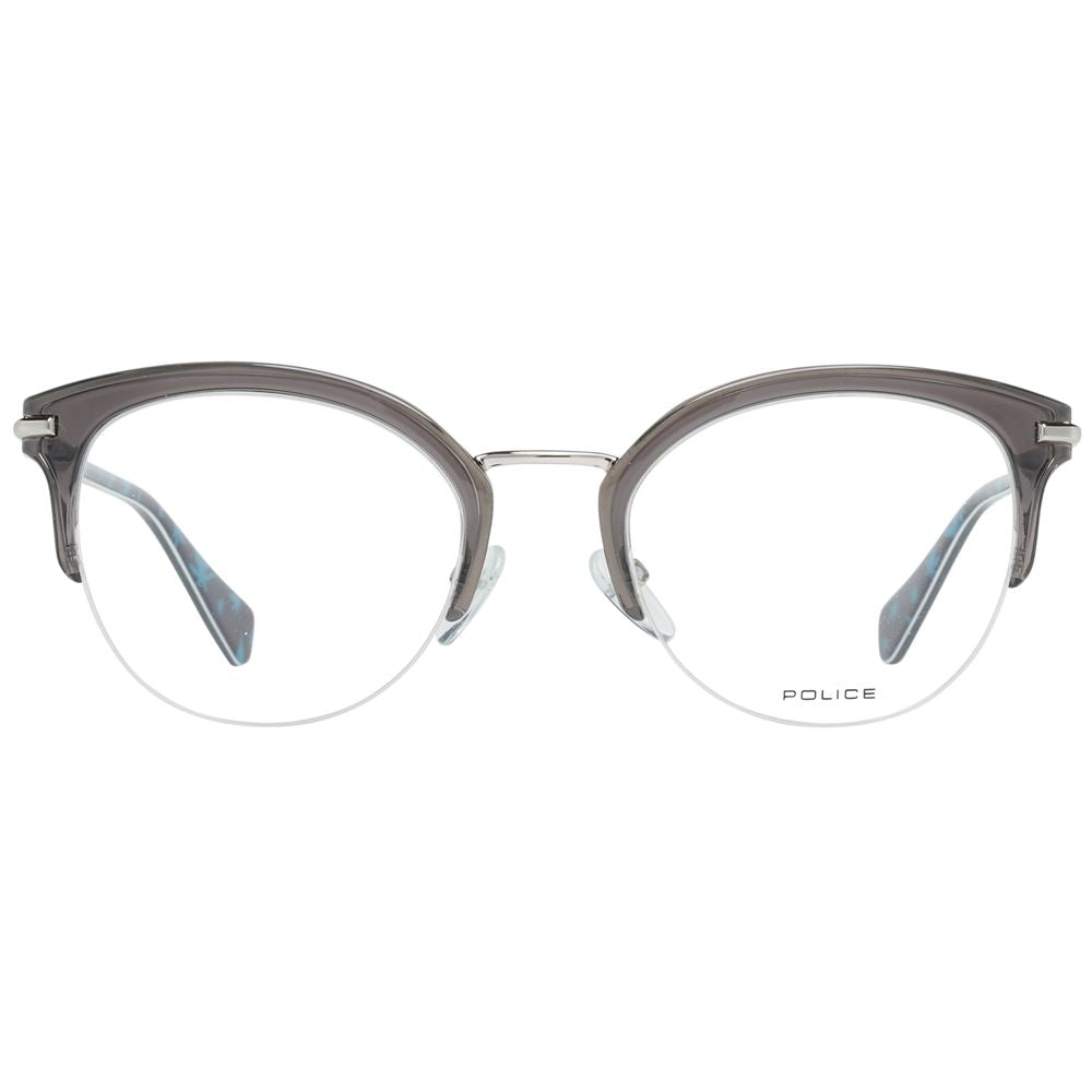 Police Gray Metal & Plastic Glasses (Frames) | Regal Royce
