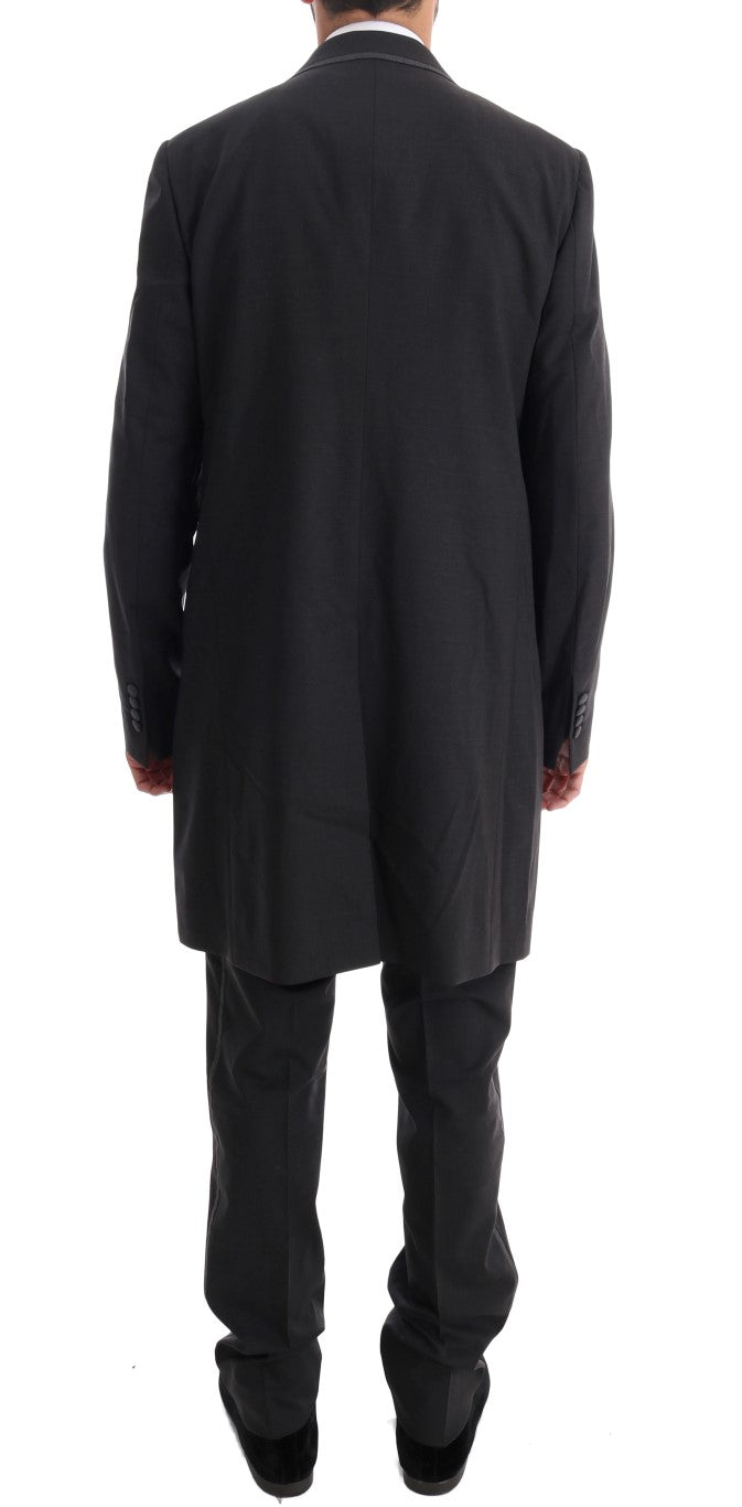 Dolce & Gabbana Gray Wool Stretch 3 Piece Two Button Suit | Regal Royce