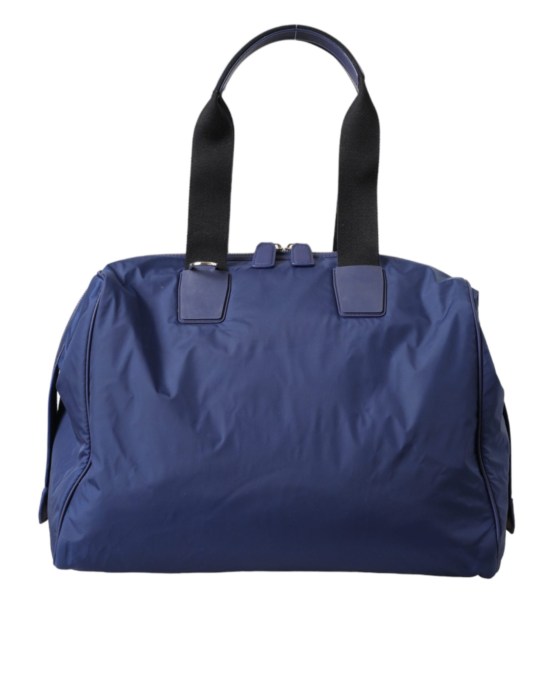 Dolce & Gabbana Blue Nylon Calfskin Hand Shoulder Duffel Bag | Regal Royce