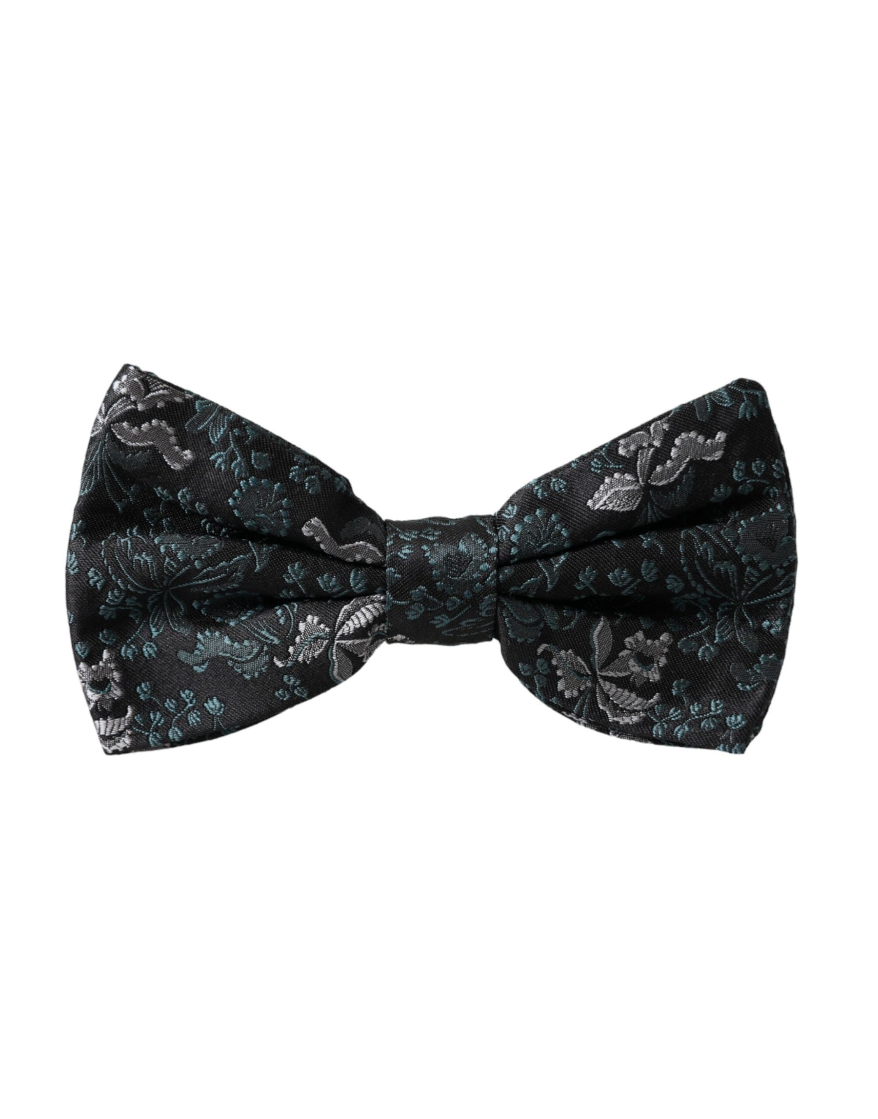 Dolce & Gabbana Multicolor Fantasy Floral Silk Adjustable Neck Men Bow Tie | Regal Royce