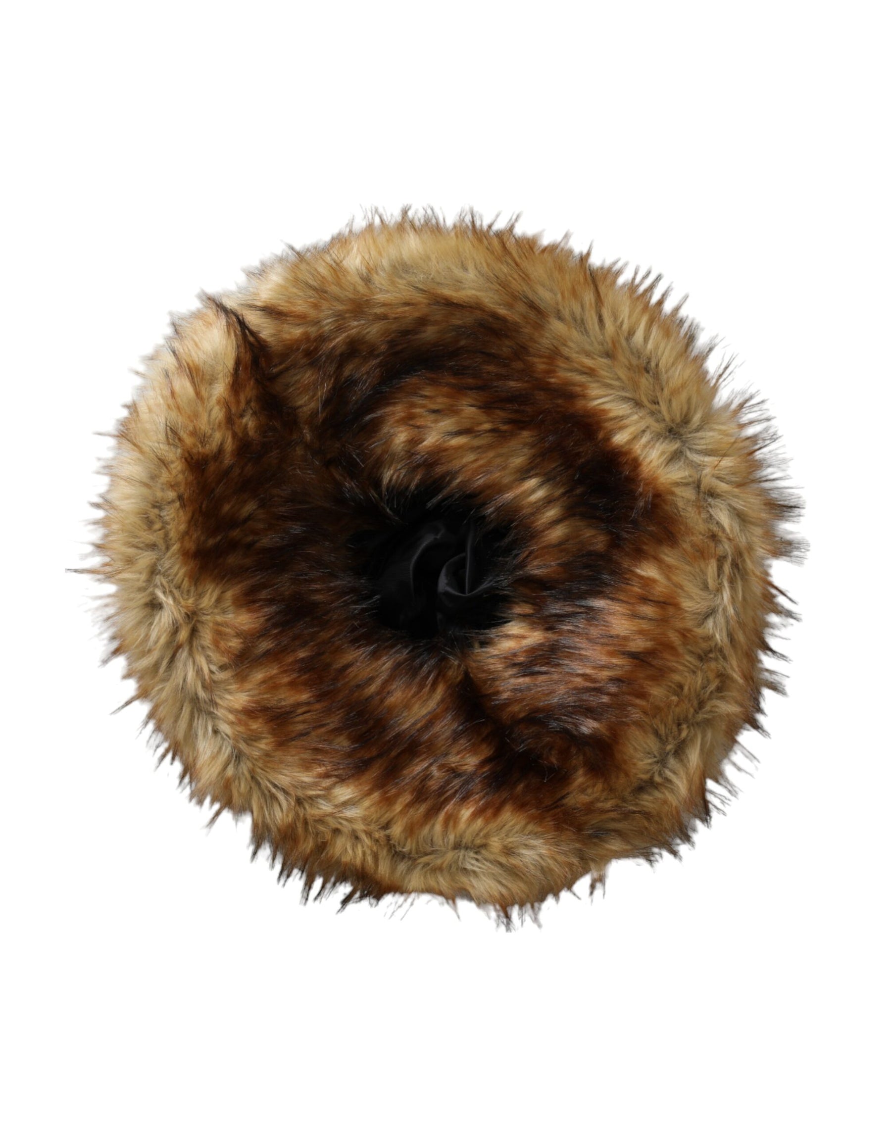 Dolce & Gabbana Brown Modacrylic Faux Fur Bucket Hat | Regal Royce