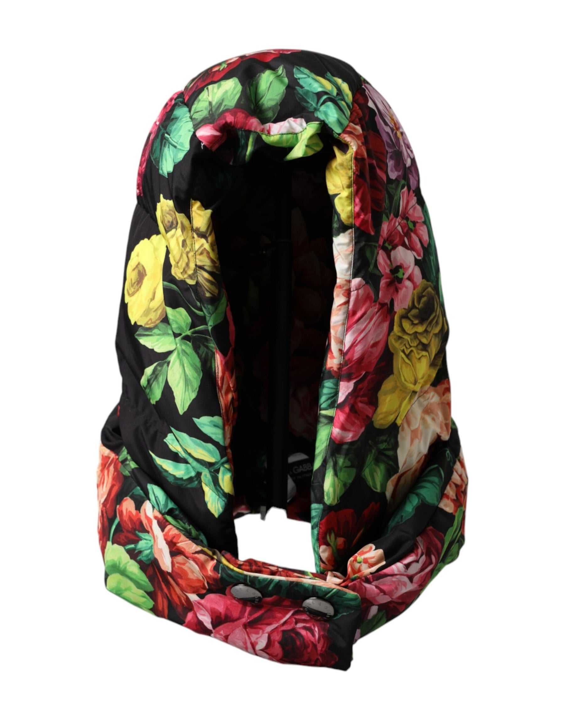Dolce & Gabbana Hat Multicolor Floral Whole Head Wrap Hat | Regal Royce