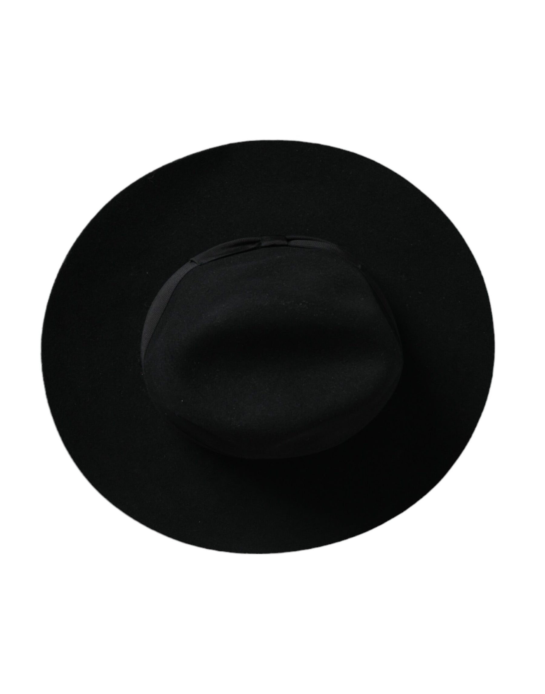 Dolce & Gabbana Black Rabbit Fedora Trilby Women Hat | Regal Royce
