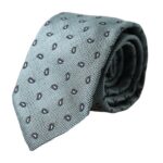 Dolce & Gabbana Green 100% Silk Patterned Adjustable Men Tie | Regal Royce