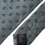 Dolce & Gabbana Green 100% Silk Patterned Adjustable Men Tie | Regal Royce