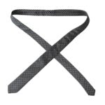 Dolce & Gabbana Black 100% Silk Patterned Adjustable Men Tie | Regal Royce