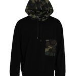Dolce & Gabbana Black Camouflage Hooded Sweatshirt Sweater | Regal Royce