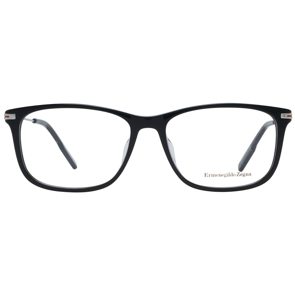Ermenegildo Zegna Black Plastic Glasses (Frames) | Regal Royce