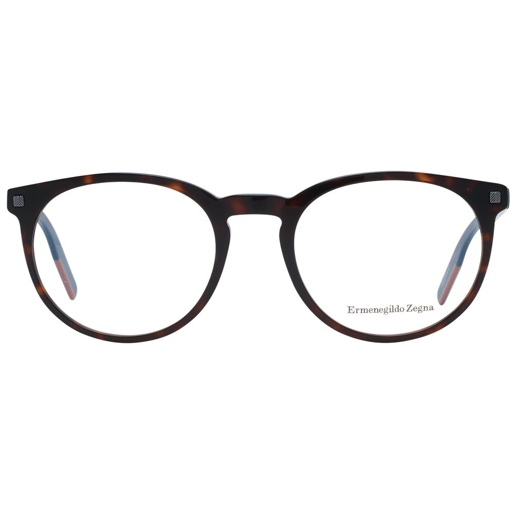 Ermenegildo Zegna Brown Plastic Glasses (Frames) | Regal Royce