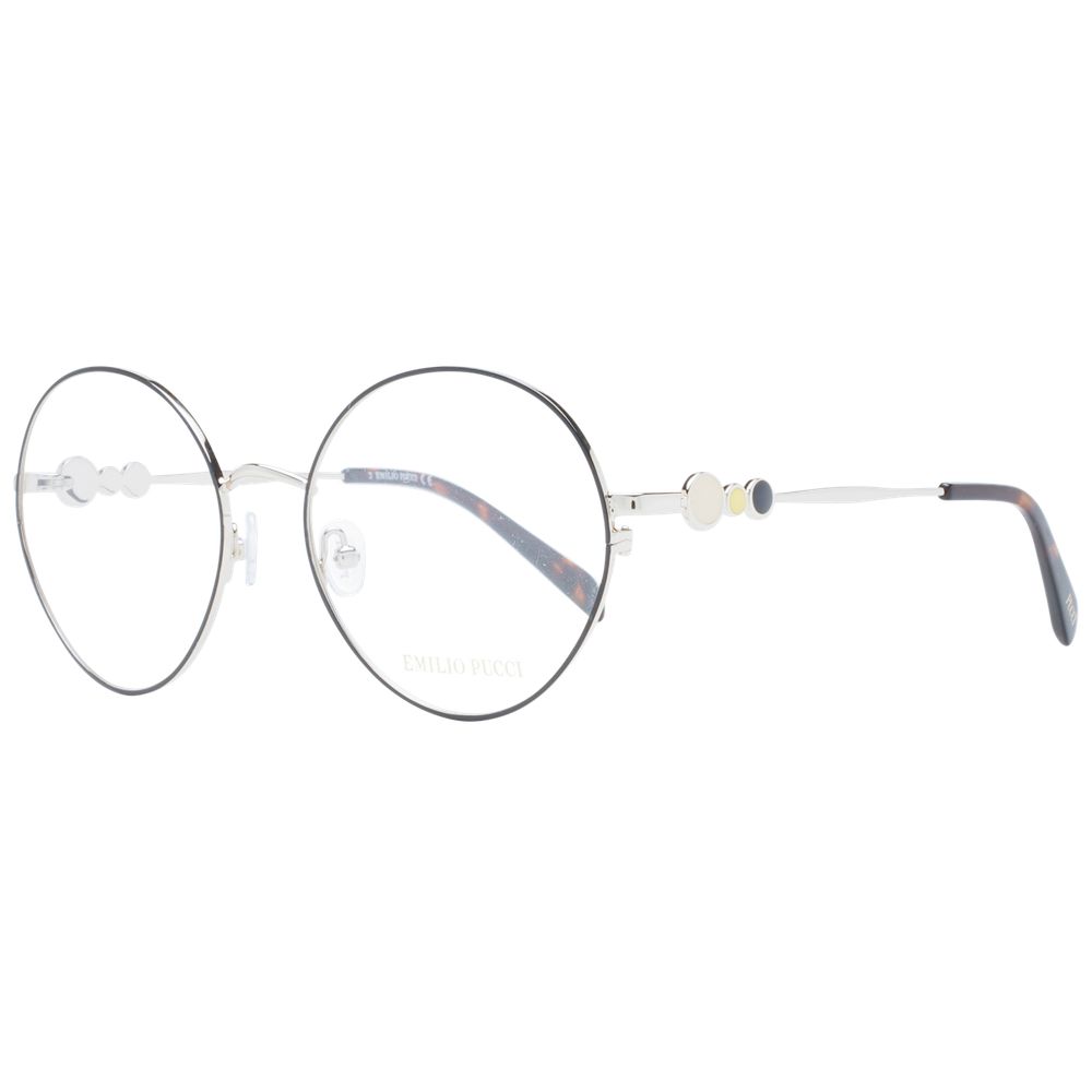 Emilio Pucci Black Metal Glasses (Frames) | Regal Royce