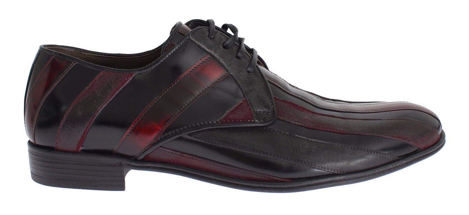 Dolce & Gabbana Black Bordeaux Leather Dress Formal Shoes | Regal Royce