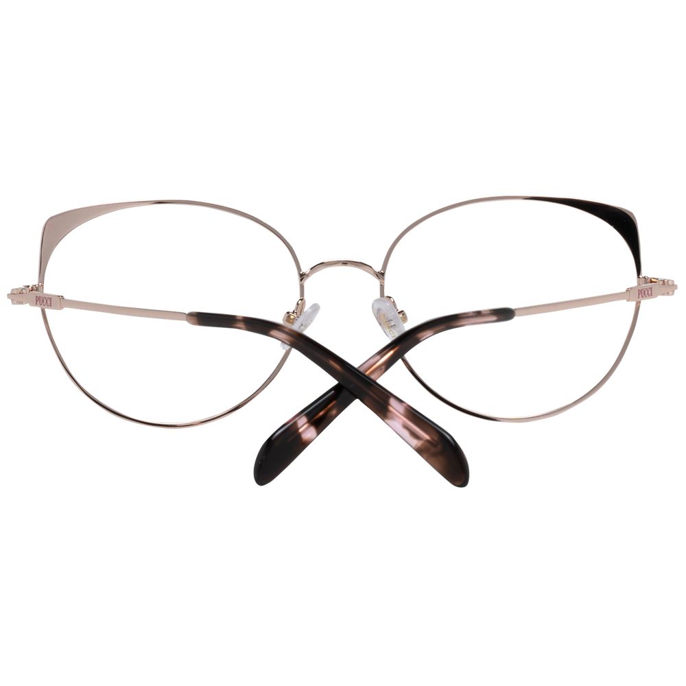 Emilio Pucci Rose Gold Metal Glasses (Frames) | Regal Royce