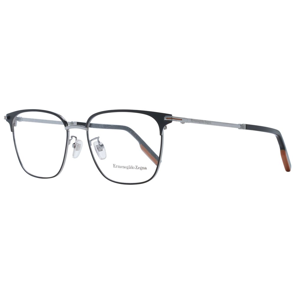 Ermenegildo Zegna Black Metal Glasses (Frames) | Regal Royce