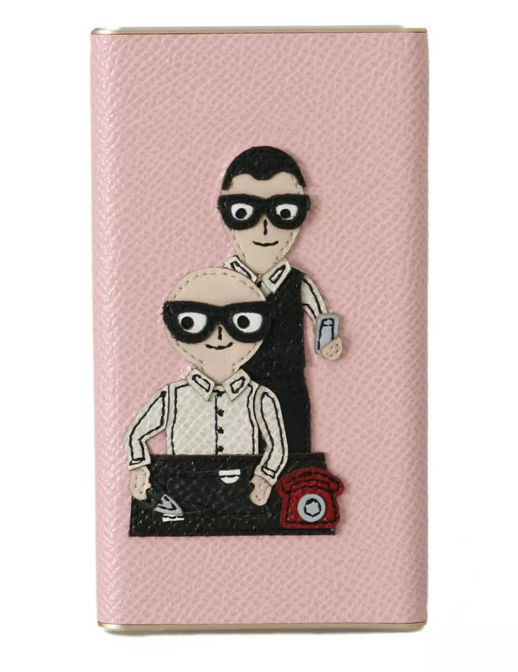 Dolce & Gabbana Charger USB Pink Leather #DGFAMILY Power Bank | Regal Royce