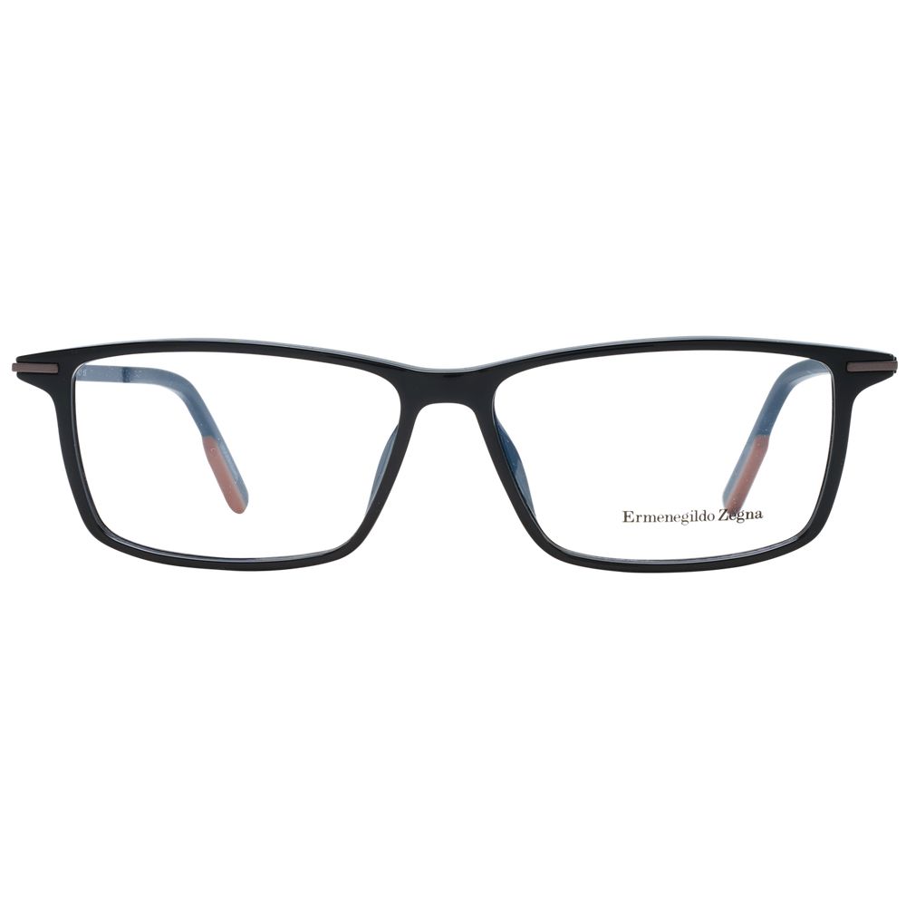 Ermenegildo Zegna Black Plastic Glasses (Frames) | Regal Royce
