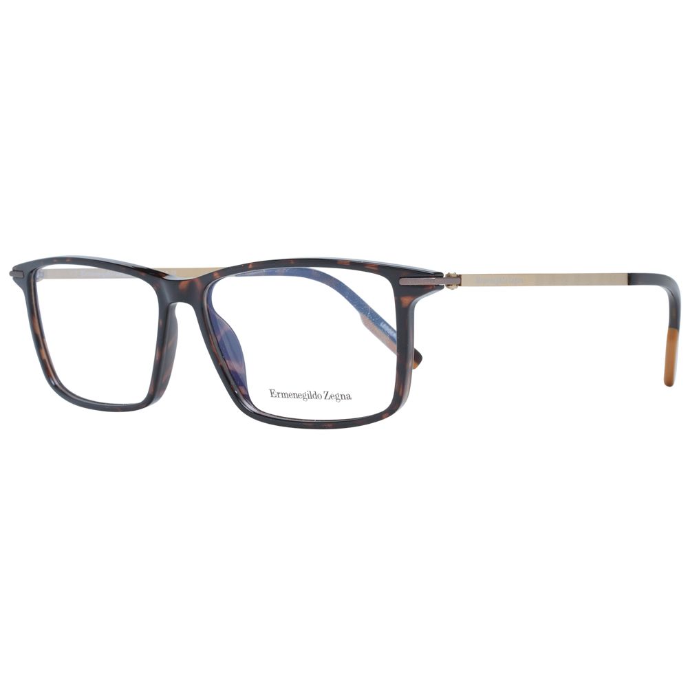 Ermenegildo Zegna Brown Plastic Glasses (Frames) | Regal Royce