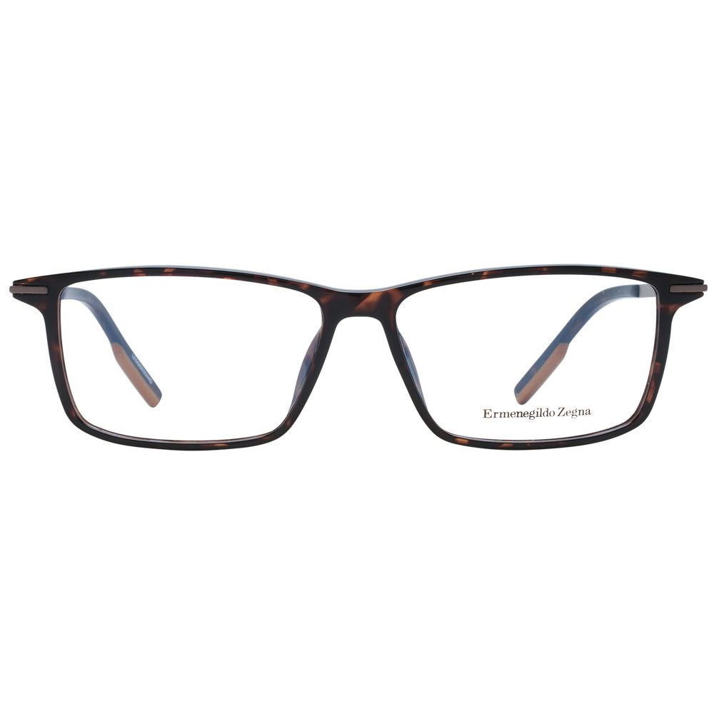 Ermenegildo Zegna Brown Plastic Glasses (Frames) | Regal Royce