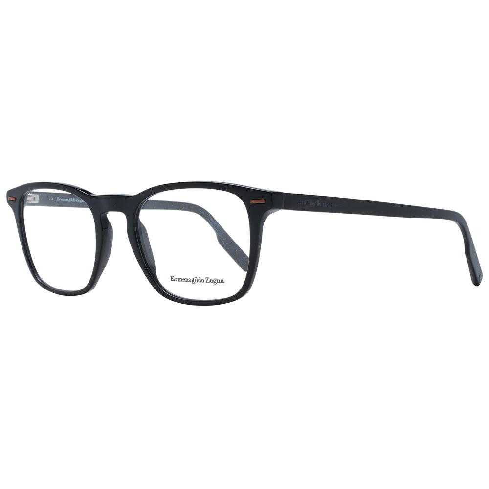Ermenegildo Zegna Black Plastic Glasses (Frames) | Regal Royce