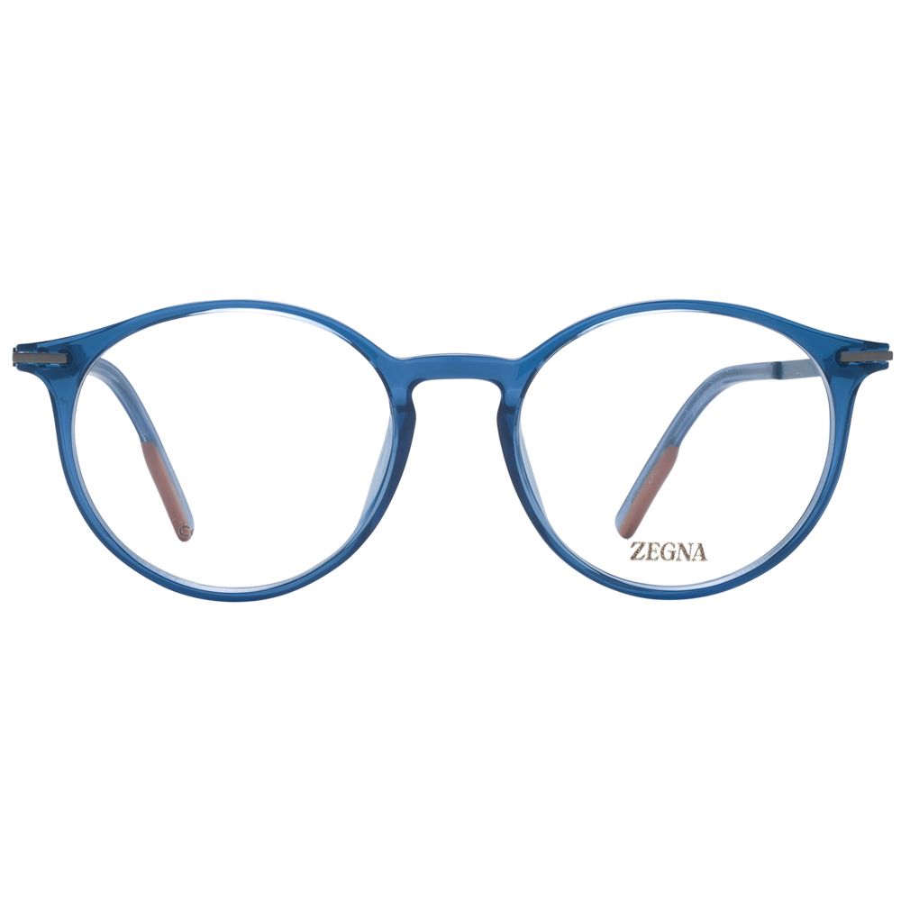 Ermenegildo Zegna Blue Plastic & Titanium Glasses (Frames) | Regal Royce