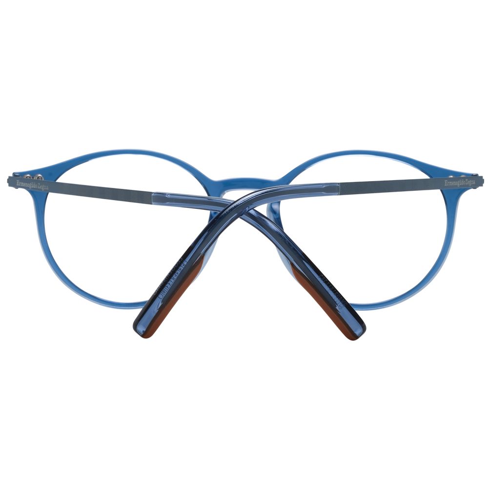 Ermenegildo Zegna Blue Plastic & Titanium Glasses (Frames) | Regal Royce
