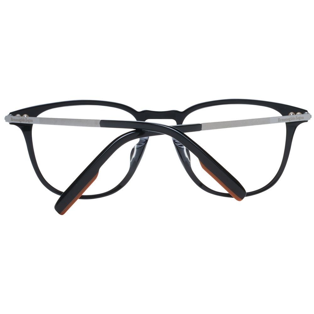 Ermenegildo Zegna Black Plastic Glasses (Frames) | Regal Royce