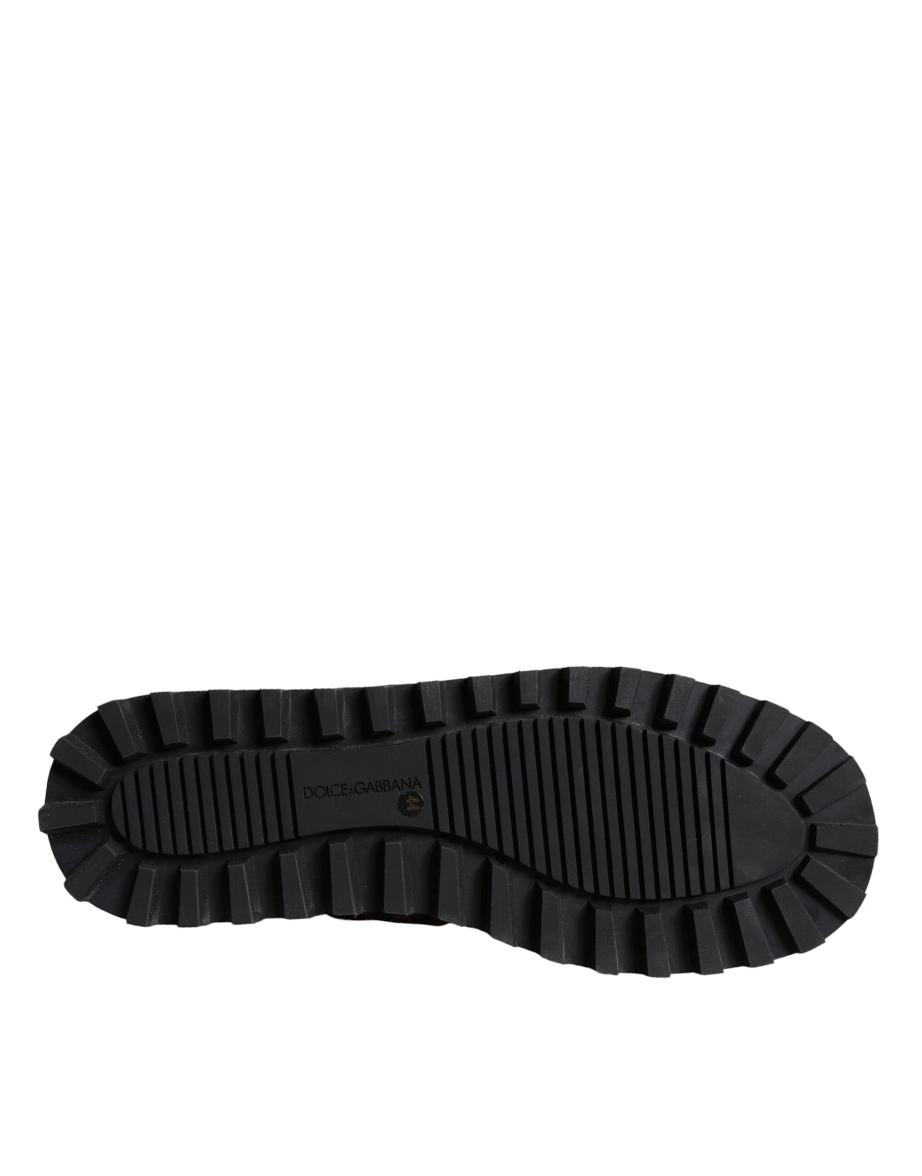 Dolce & Gabbana Brown Leopard Ankle Boots Padded Shoes | Regal Royce