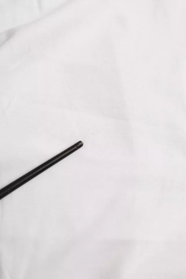 Balenciaga White Cotton Crew Neck Short Sleeves T-shirt | Regal Royce