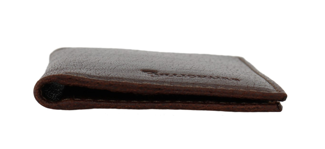 Billionaire Italian Couture Brown Leather Bifold Wallet | Regal Royce