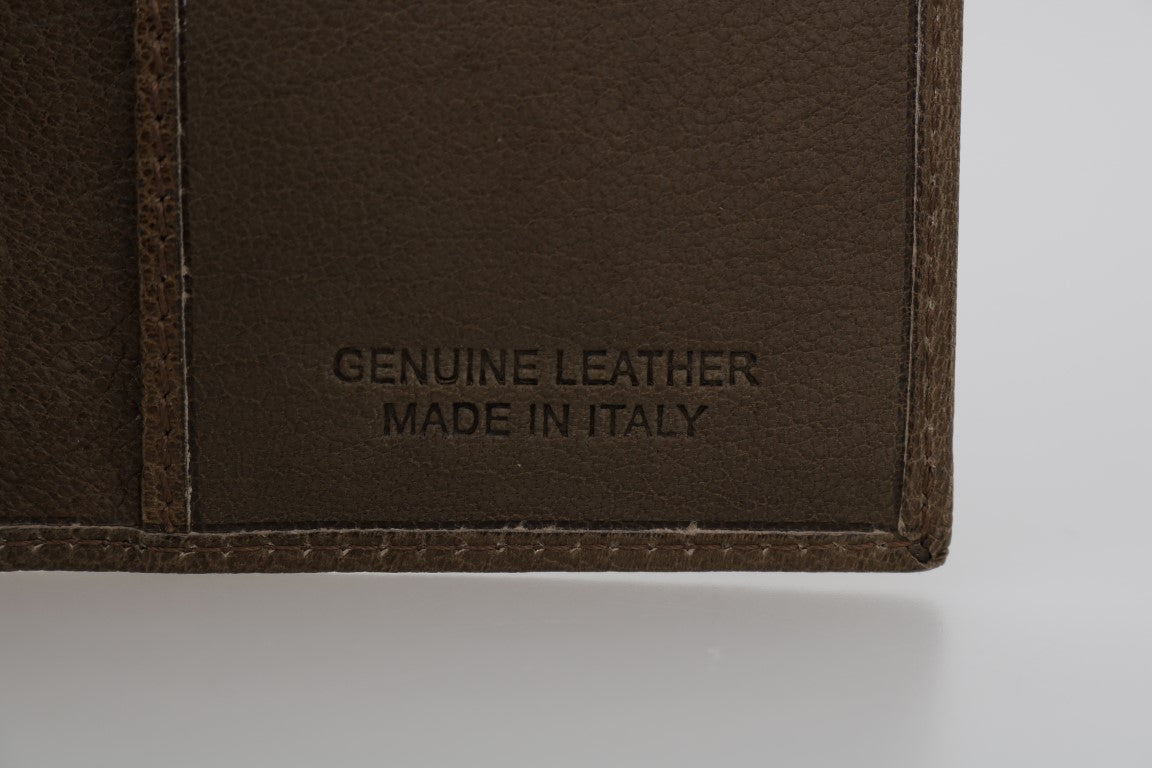 Billionaire Italian Couture Brown Leather Bifold Wallet | Regal Royce