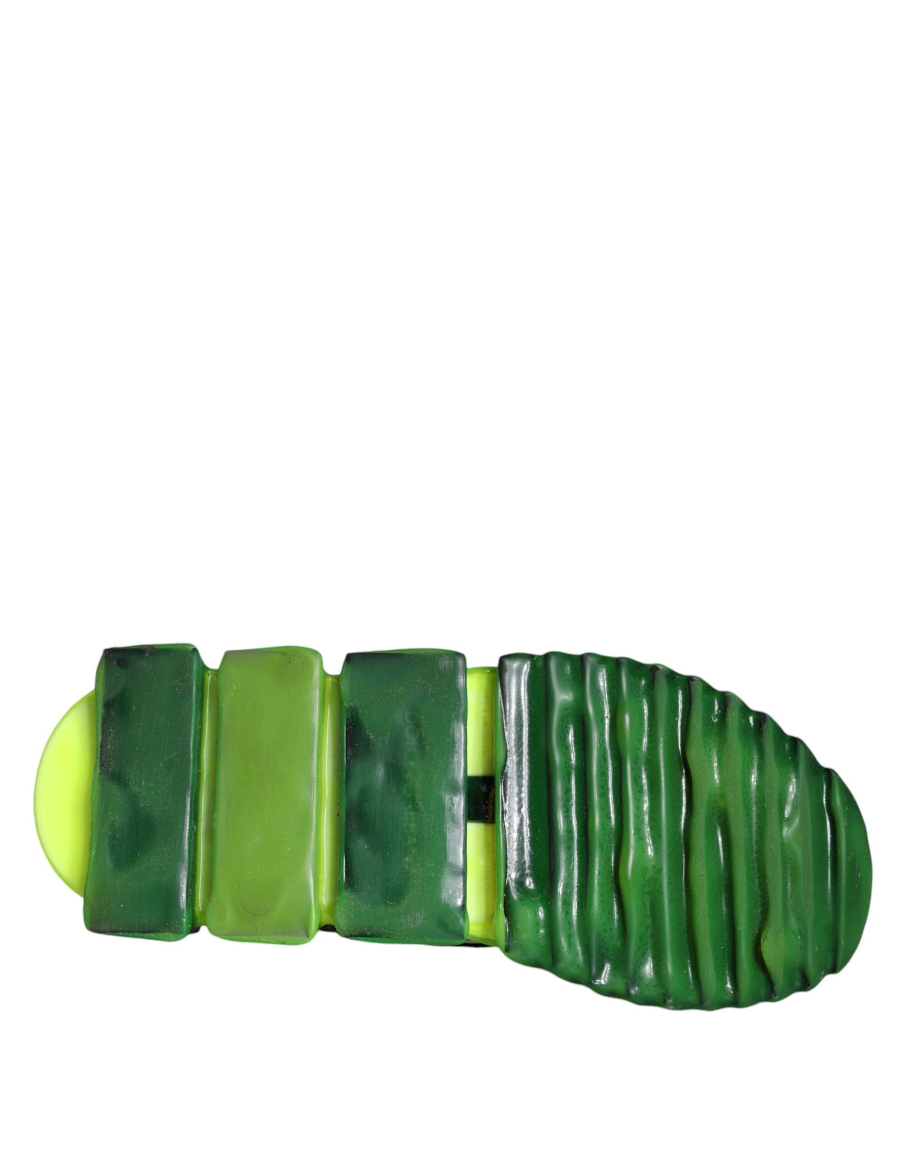 Dolce & Gabbana White Yellow Slip On Sorrento Sneakers Shoes | Regal Royce