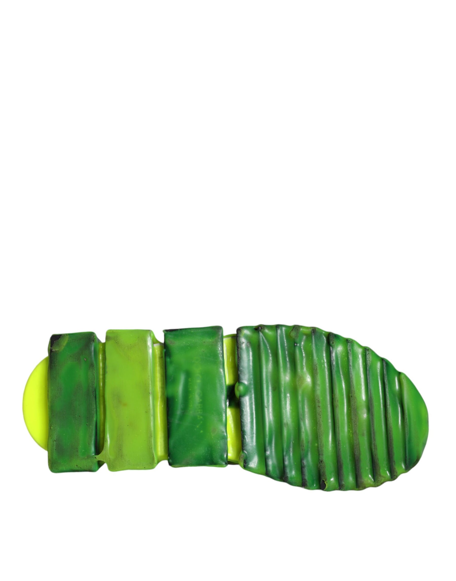 Dolce & Gabbana White Yellow Slip On Sorrento Sneakers Shoes | Regal Royce