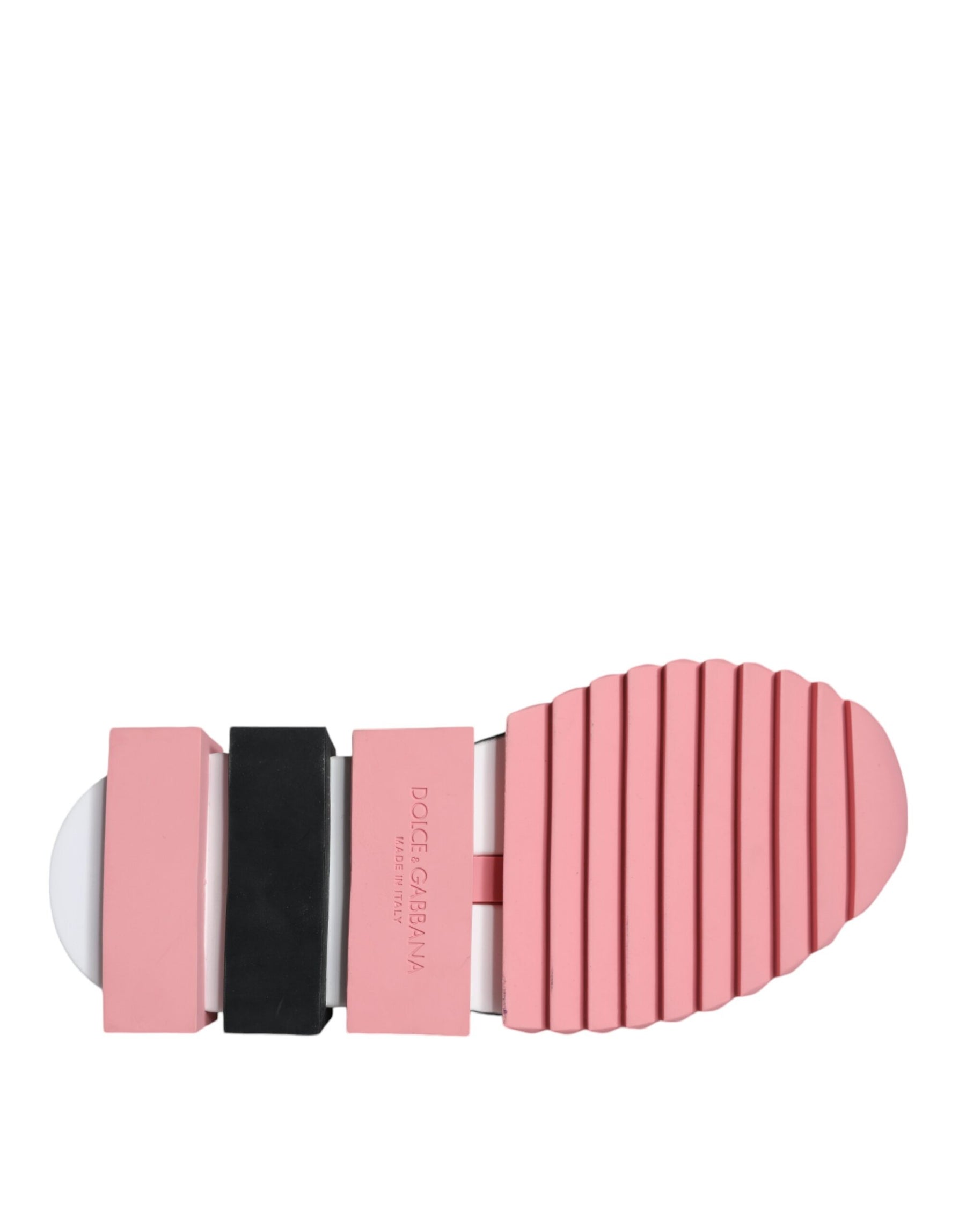 Dolce & Gabbana Multicolor Sorrento Socks Logo Sneakers Shoes | Regal Royce