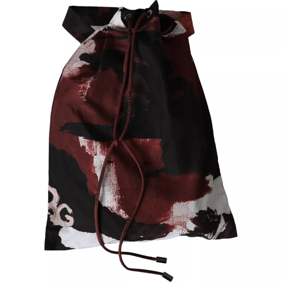 Dolce & Gabbana Multicolor Camouflage DG Logo Beachwear Shorts Swimwear | Regal Royce