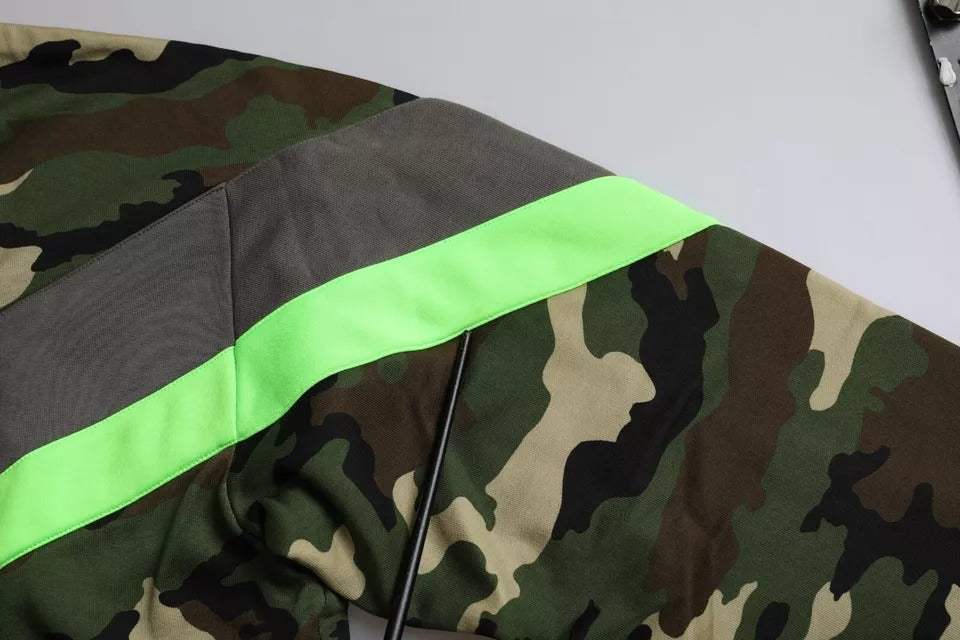 Dolce & Gabbana Multicolor Camouflage Sweatshirt Sweater | Regal Royce