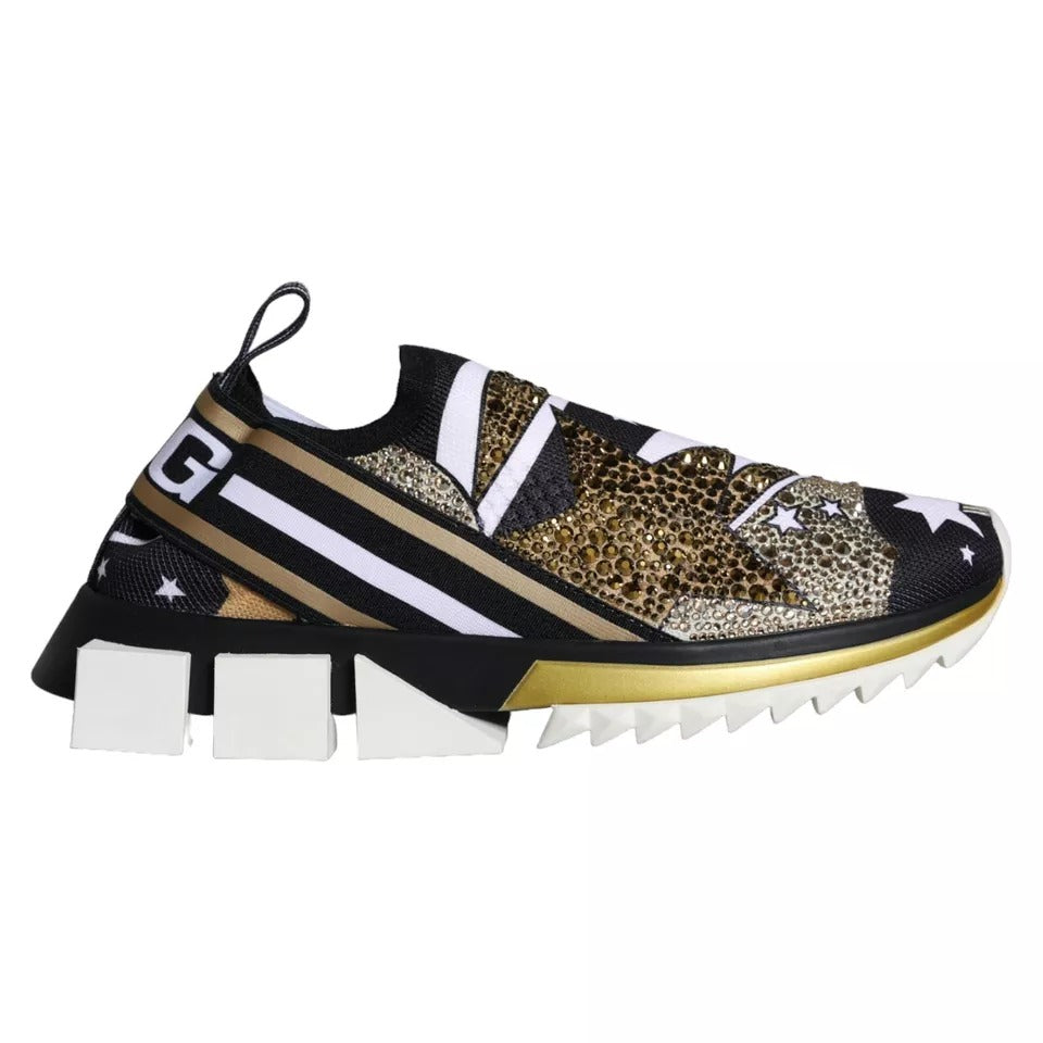 Dolce & Gabbana Multicolor Comet Star Print Sorrento Sneakers Shoes | Regal Royce