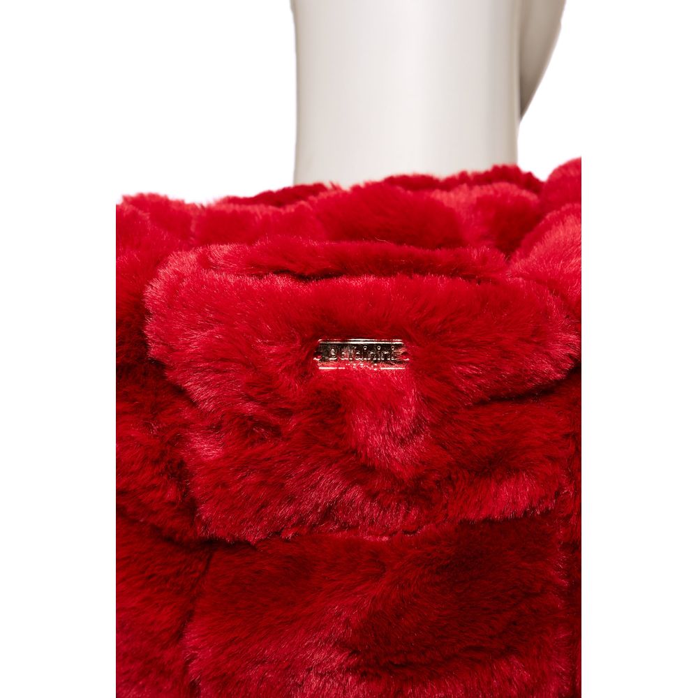 Baldinini Trend Red Polyester Women Jacket | Regal Royce