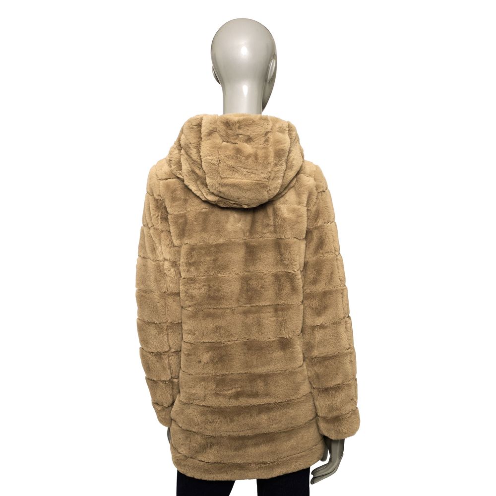 Baldinini Trend Beige Polyester Women Coat | Regal Royce