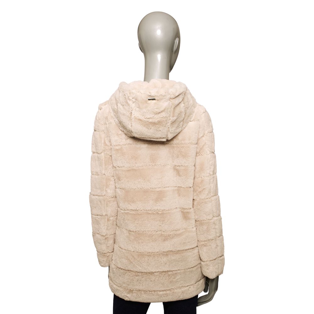 Baldinini Trend Beige Polyester Women Jacket | Regal Royce