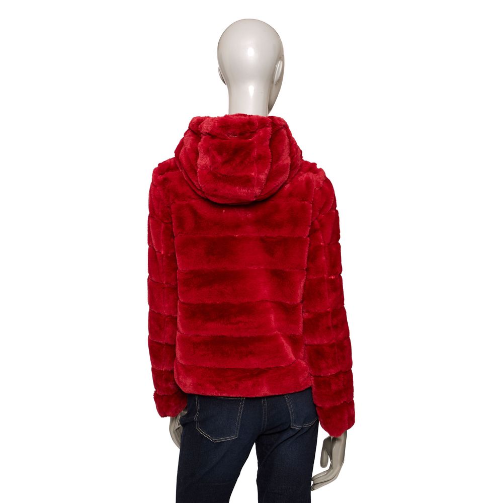 Baldinini Trend Red Polyester Women Jacket | Regal Royce