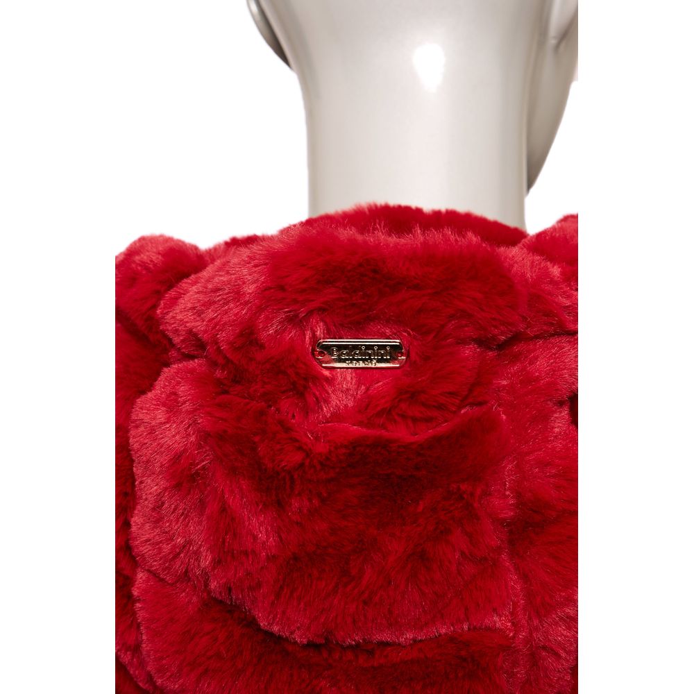 Baldinini Trend Red Polyester Women Jacket | Regal Royce