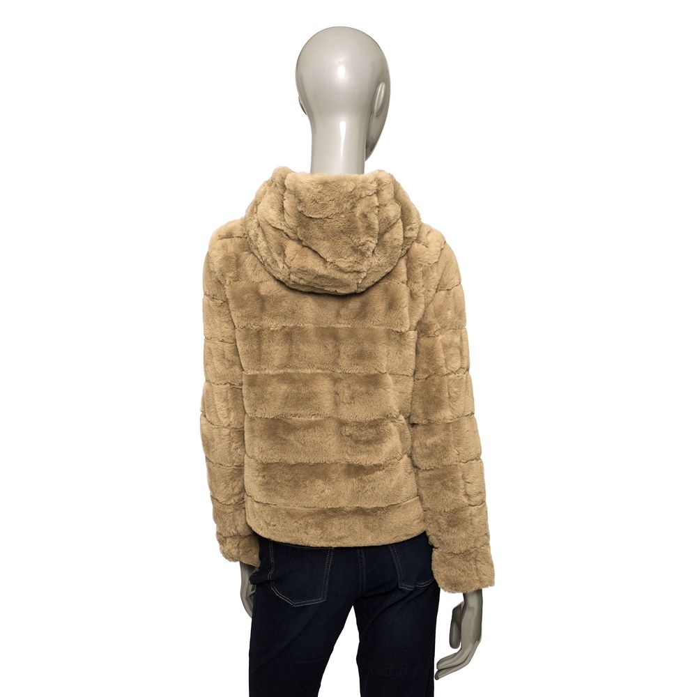Baldinini Trend Beige Polyester Women Jacket | Regal Royce