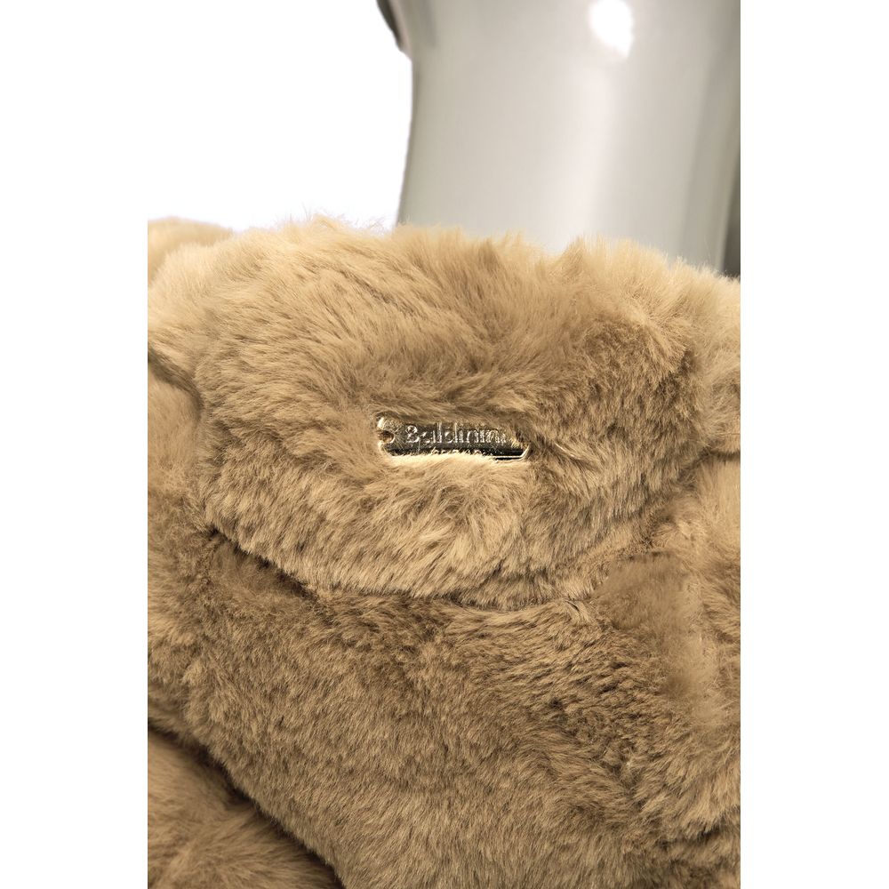 Baldinini Trend Beige Polyester Women Jacket | Regal Royce